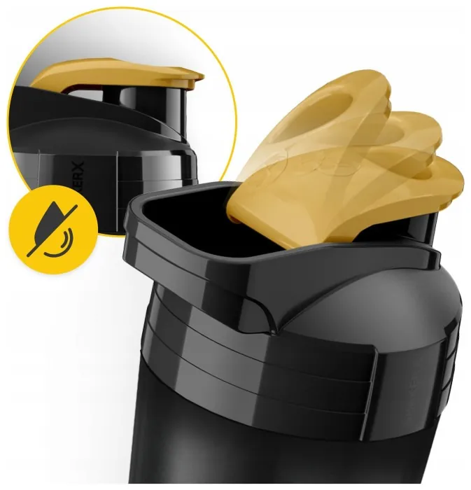 Шейкер спортивный 4FIZJO Ultra 700 мл Black/Gold (P-5905973407038)