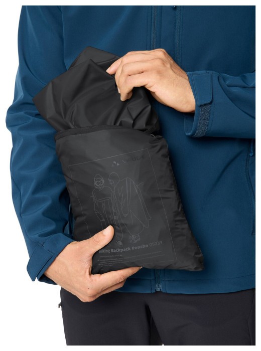 Пончо VAUDE Hiking Backpack Poncho II 2026, укр, укр