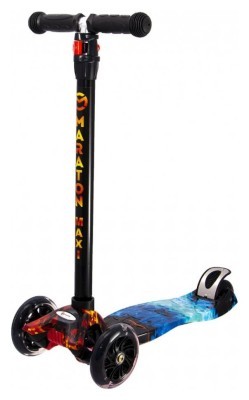 Самокат Maraton Maxi / Огонь и Лед