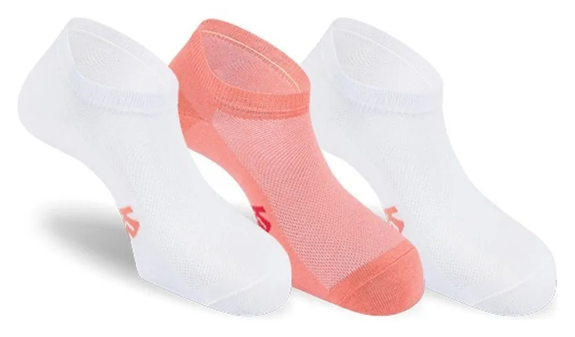Носки для туризму жіночі K2 MULTISPORT LOW CUT 3 PACK 35-38 White/peach + peach + white/peach (14358) (35-38 peach, white)