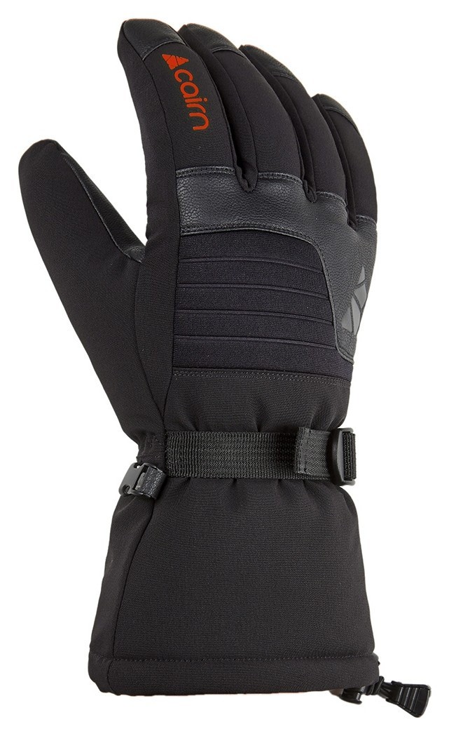 Перчатки Cairn Olympus full black-fire