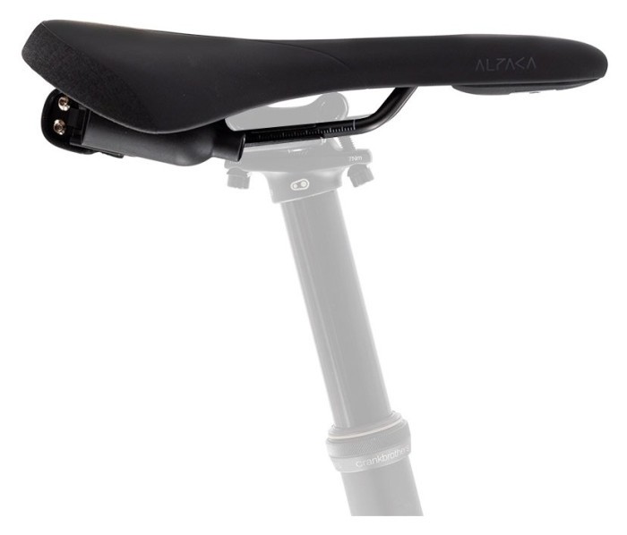 Сідло Fizik Terra Alpaca X5 + carriage kit - 145мм, All-mountain, Enduro, 372гр, black
