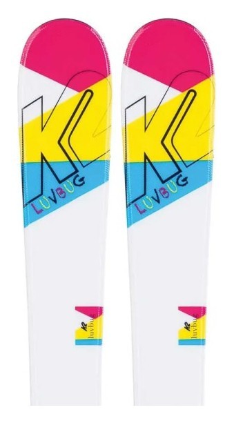 Лежи горные детские (комплект) K2 LUV BUG 4.5+FDT JR 100см White/multicolor (10D0809.109.1+10D1019.109.1)