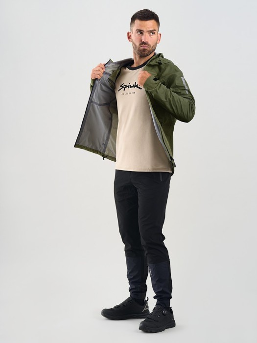Куртка Spiuk All Terrain Waterproof чоловіча зелена XL