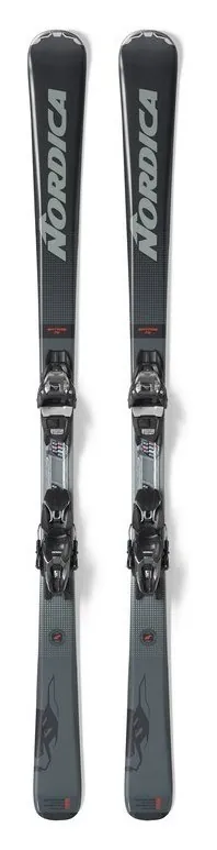 Гірські лижі комплект Nordica SPITFIRE 75+TP2C-10 FDT 156см Grey/black/white (0A1248SA) WRH (168 см сірий/чорний, білий)