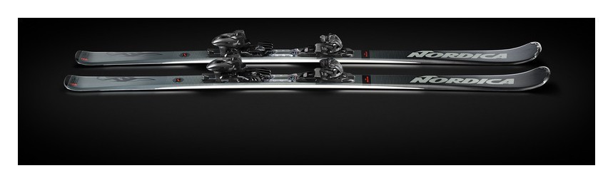 Лижі гірські комплект Nordica SPITFIRE 75+TP2C-10 FDT 156см Grey/black/white (0A1248SA) WRH, укр, укр