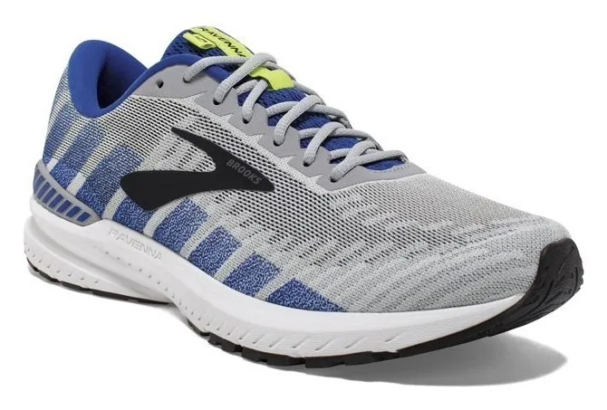 Кросівки чоловічі Brooks RAVENNA 10 M 45.5 (11.5US) Alloy/blue/nightlife (1102981D082) (310мм alloy/blue/night life)