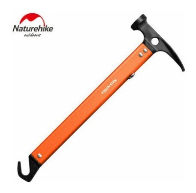 Молоток кемпінговий Naturehike NH15A010-I, алюміній, помаранчевий