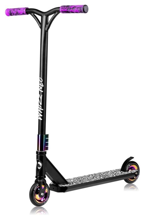 Дитячий самокат Lionelo WHIZZ NEO BLACK CARBON MULTICOCLOR, укр, укр