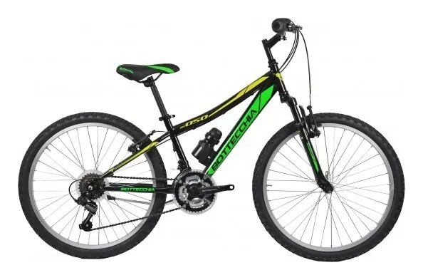 Велосипед Bottecchia MTB 18S 24" Black/Green/Yellow (Жовтий, Зелений, Чорний)