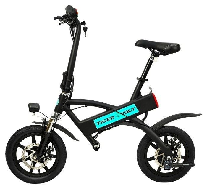 Електроскутер ZM TigerVolt 14 14", чорний, укр, укр