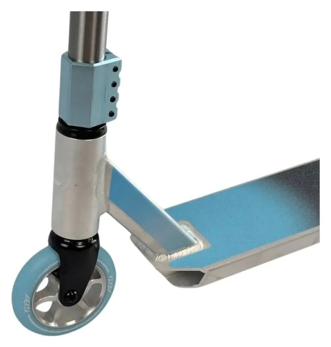 Самокат трюковый Flyby Air V2 complete Chrome/Blue трюковый Flyby Air V2 complete Chrome/Blue