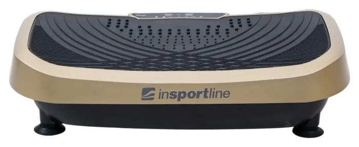 Вібраційна платформа inSPORTline Devyn чорно-золотиста