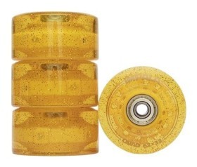 Impala колеса для светящихся роликов 4 Pack - Gold Light Up