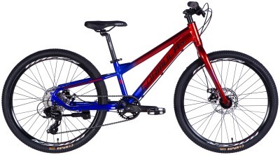 Велосипед AL 24" Formula F-1 DD CS рама-11" красно-синий 2025
