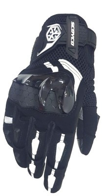 Моторукавички жіночі Scoyco MC117W Lady Black White M