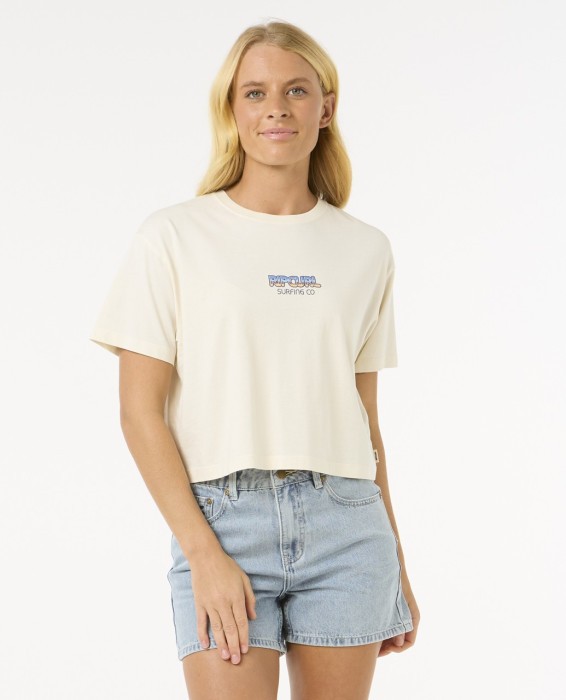Футболка Rip Curl (0FBWTE) SUN & SEA CROP TEE 2025