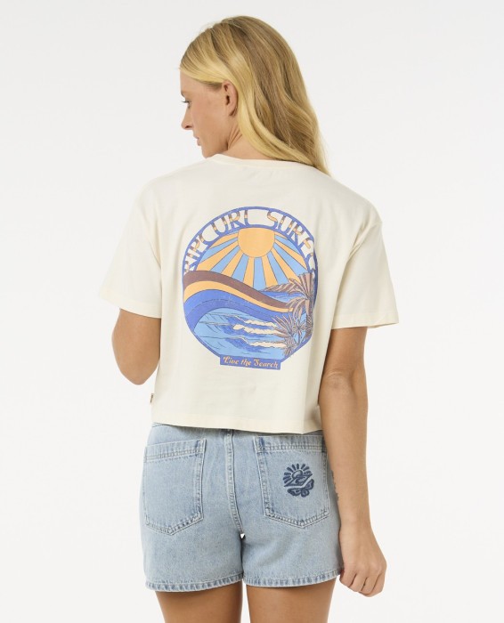 Футболка Rip Curl (0FBWTE) SUN & SEA CROP TEE 2025