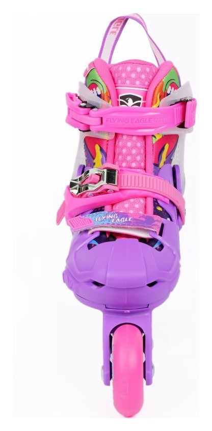 Дитячі розсувні ролики Flying Eagle S3 рожеві