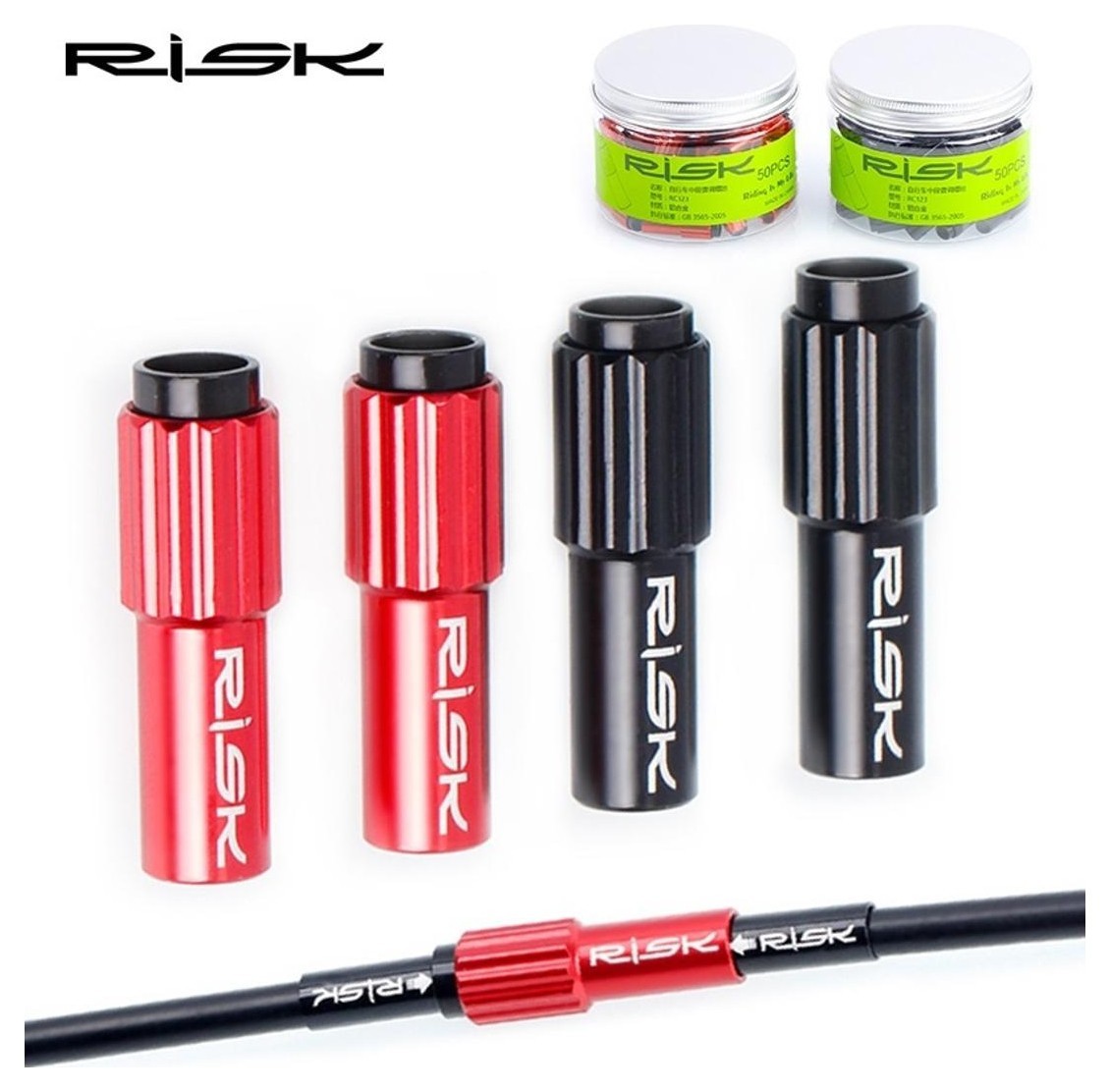 Болт регулювання натягу тросика без фланця чорний RISK RC123