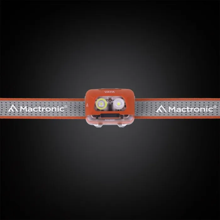 Фонарь налобный Mactronic Vaya (480 Lm) Cool/Warm White/Red LED Recharg Type-C (AHL0091)