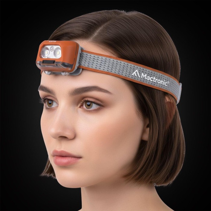Фонарь налобный Mactronic Vaya (480 Lm) Cool/Warm White/Red LED Recharg Type-C (AHL0091)