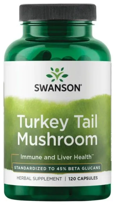 Turkey Tail Mushroom 500mg - 120 caps, укр, укр