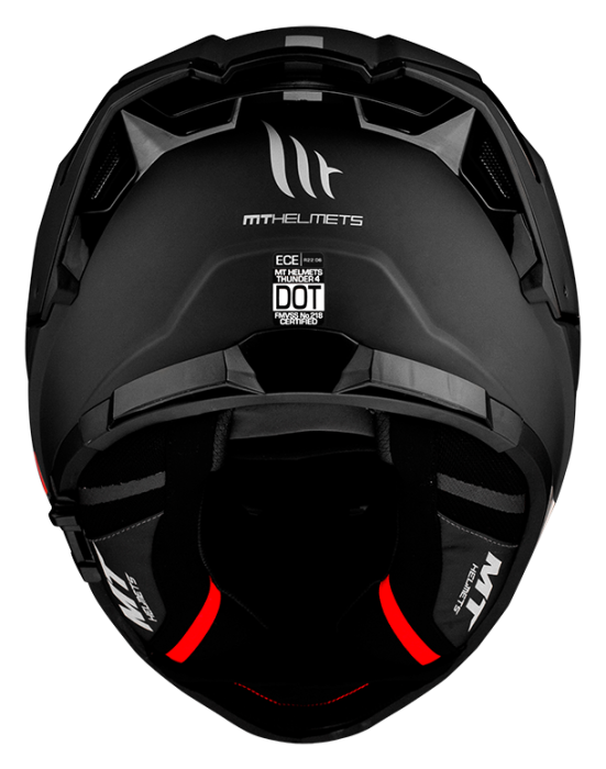 Мотошолом MT THUNDER 4 SV Solid Matt Black