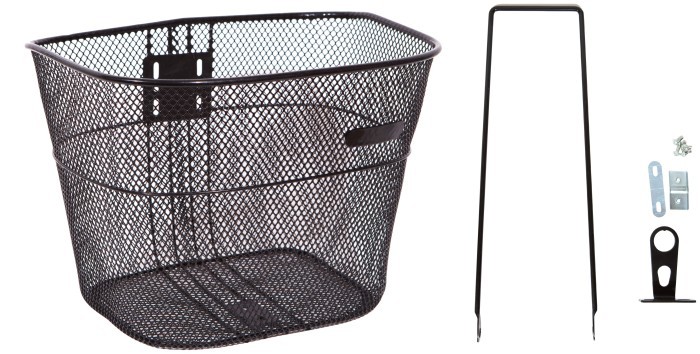 Корзина 24" ST с крепл. под болт М5 340*260*240 H365мм черный; ED TEN009, укр, укр