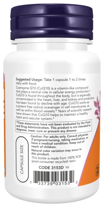 CoQ10 60mg - 180 vcaps