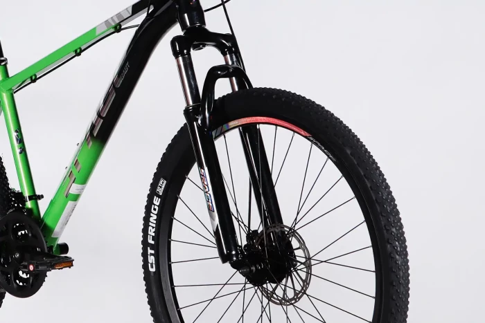 Велосипед AL 27.5" SPACE PHAETON DD FR рама-17" зелено-чорний 2026