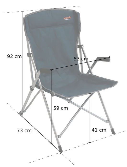 Крісло розкладне Pinguin Guide Chair, 48х34х46см, Petrol