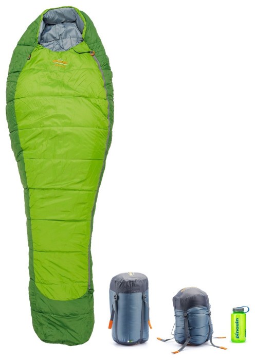 Спальный мешок Pinguin Mistral PFM (3/-3°C), 195 см - Left Zip, Green