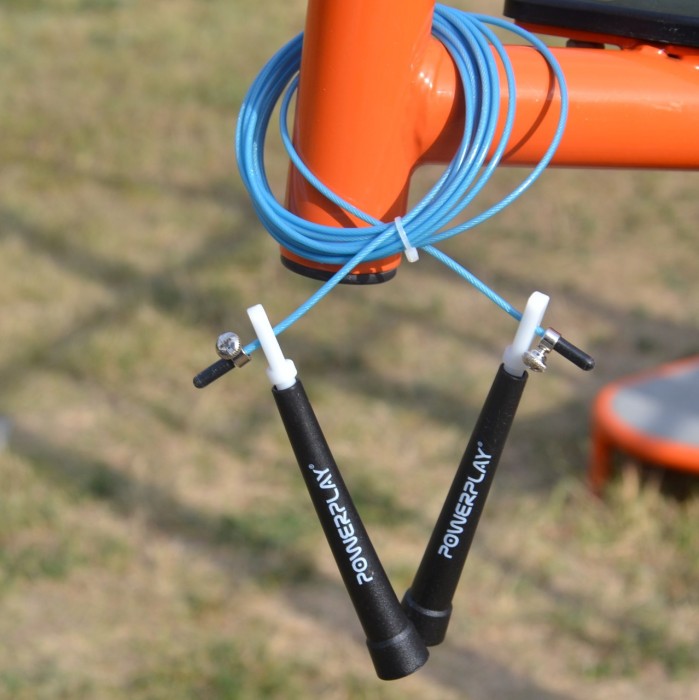 Скакалка швидкісна PowerPlay 4202 Ultra Speed Rope Бірюзова (2,9m.)