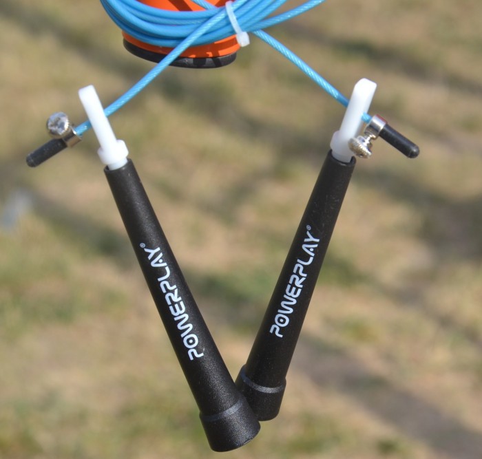 Скакалка швидкісна PowerPlay 4202 Ultra Speed Rope Бірюзова (2,9m.)