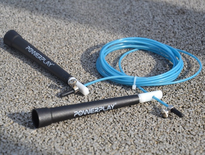 Скакалка швидкісна PowerPlay 4202 Ultra Speed Rope Бірюзова (2,9m.)