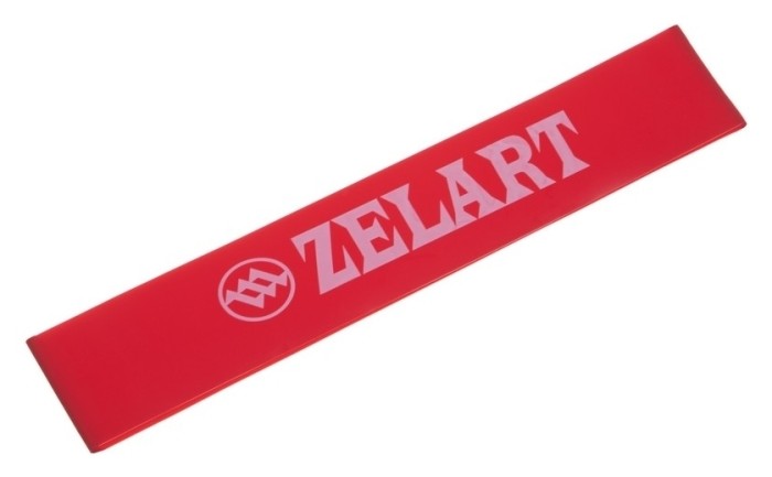 Лента сопротивления LOOP BANDS Zelart FI-8228-2 (500x50,8x0,5мм, жесткость XS), красная