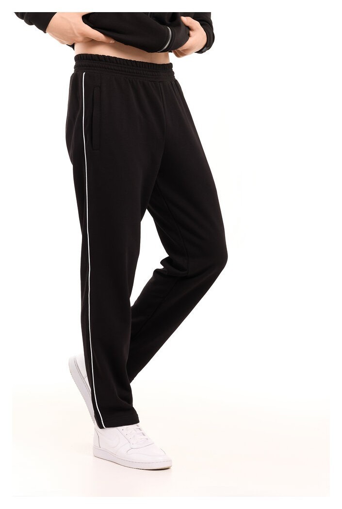 Спортивний демісезонний костюм чоловічий чорний. Комплект штани та кофта Pobedov Brume, укр, укр