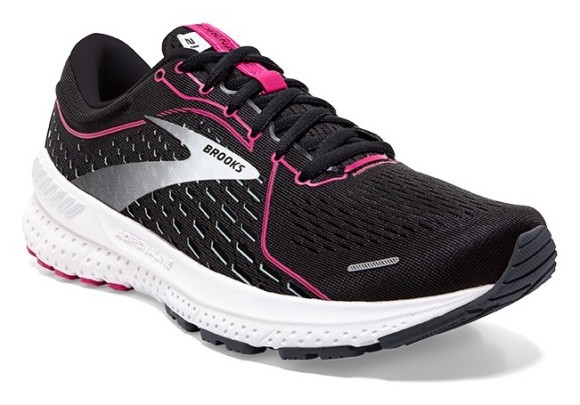 Кросівки жіночі Brooks ADRENALINE GTS 21 W 42 (10.0US) 054 Black/raspberrysorbet/ebony (1203291B054), укр