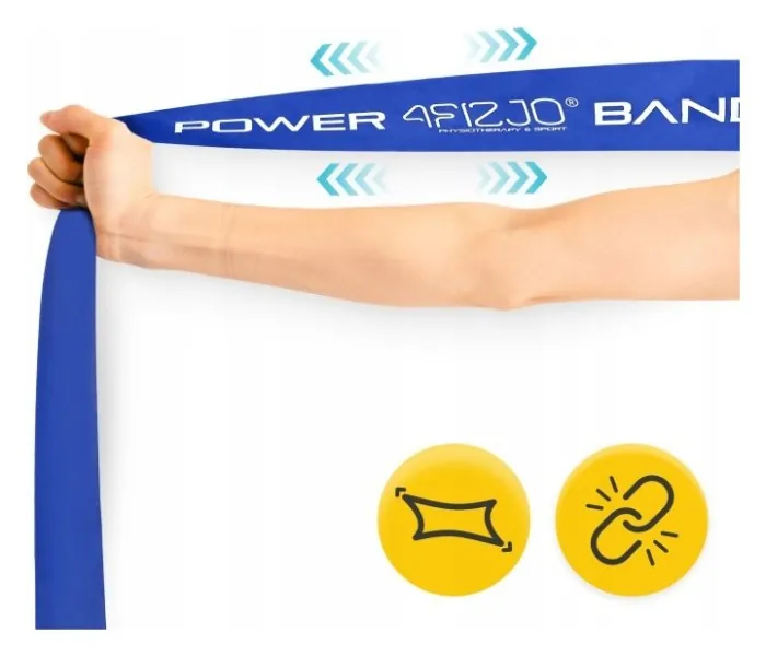 Еспандер-петля 4FIZJO Power Band 64 мм 36-46 кг резина для фітнесу і спорту Blue (P-5907222931097)