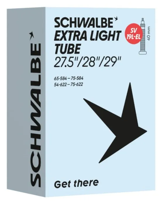 Камера 29"+/27,5"+ (54/75-584/622) Schwalbe SV19L-EL EXTRA LIGHT 40mm
