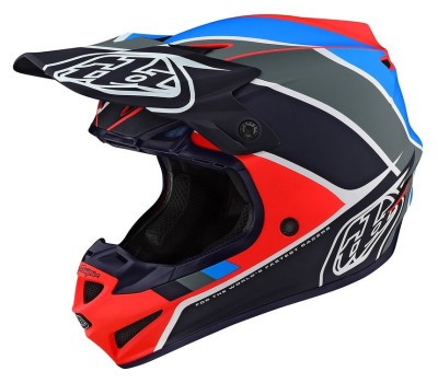 МотоШолом TLD SE4 POLYACRYLITE [BETA ORANGE / NAVY] L