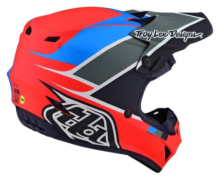 МотоШолом TLD SE4 POLYACRYLITE [BETA ORANGE / NAVY] L