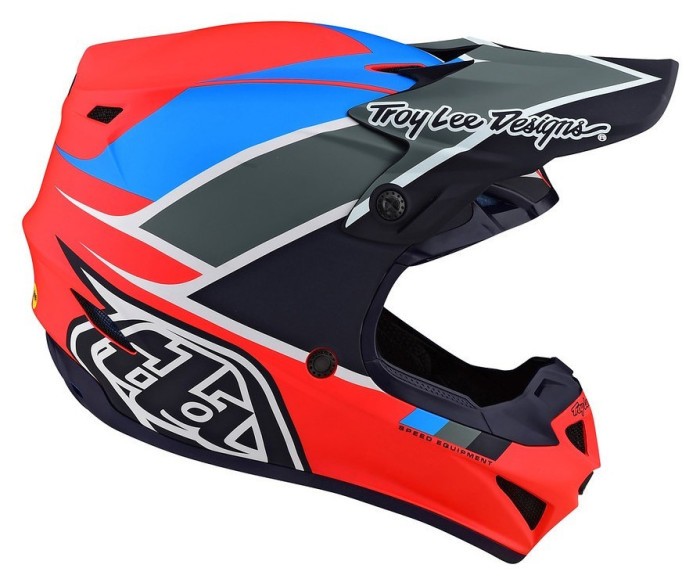 МотоШолом TLD SE4 POLYACRYLITE [BETA ORANGE / NAVY] L