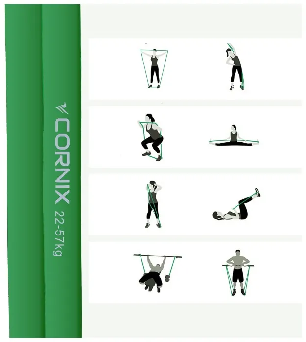 Еспандер-петля Cornix Power Band 44 мм 22-57 кг (резина для фітнесу та спорту) XR-0061