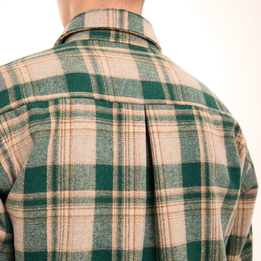 Сорочка в клітинку зелена. Чоловіча сорочка Pobedov Tartan в клітинку