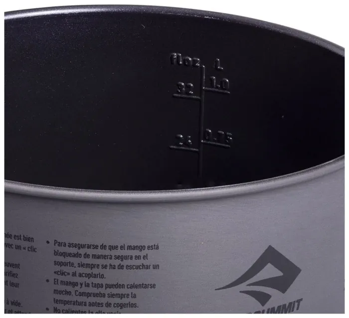 Каструля Sea to Summit Frontier UL Pot, 1,3 L, Grey