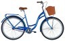 Велосипед ST 28" Dorozhnik AQUAMARINE тормозная рама- " с багажником задн St с корзиной Pl с крылом St 2024 (зелений), укр