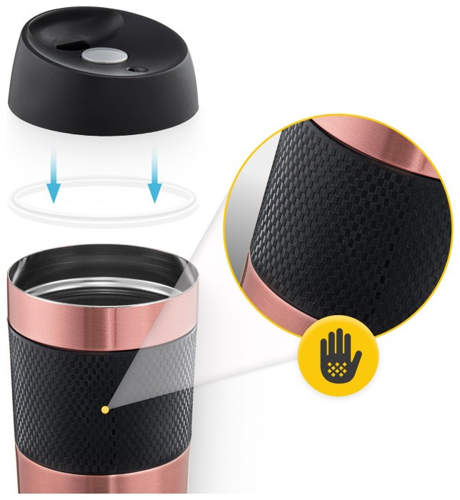 Термокухоль Mountain Goat Travel 0.4 л Rose Gold (P-5907739315960)