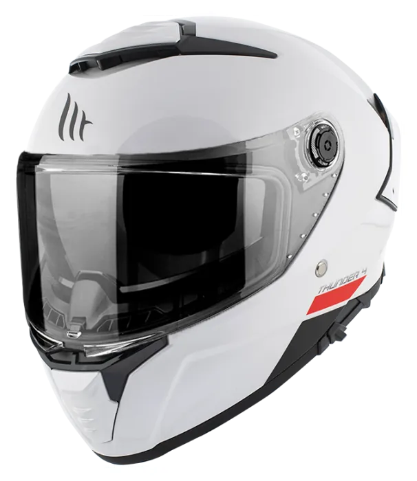 Мотошлем MT THUNDER 4 SV Solid Gloss White XS